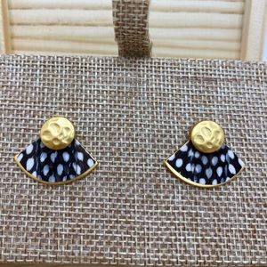 Brackish Small Fan Stud Earring